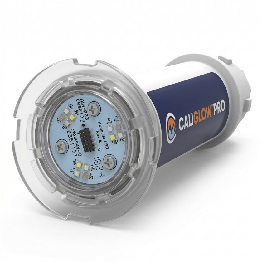 The CaliGlow Pro lens and RGBW LED board