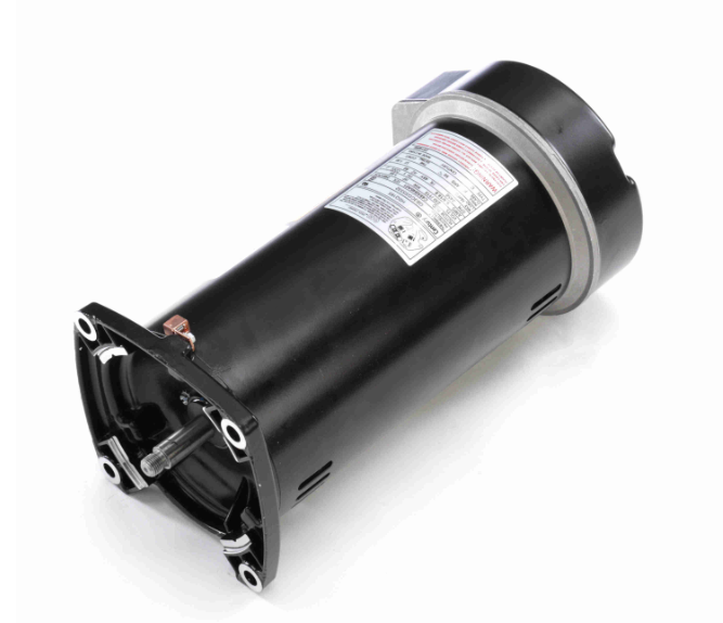 Century HSQ165 square flange pool pump motor, alternate view