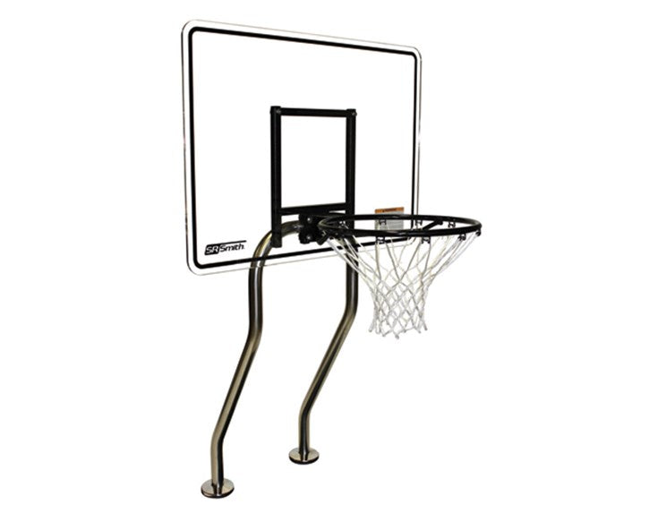 S.R. Smith BASK-CHA-16 Challenge dual post pool basketball game with clear backboard
