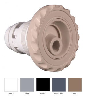 CMP 25591-221-000 Spa Master scalloped rotational jet internal in gray