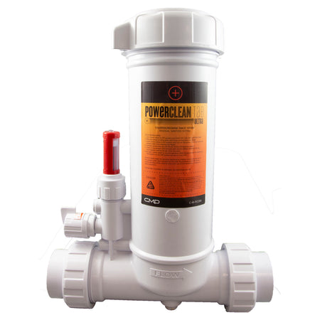 CMP PowerClean Ultra in-line chlorinator 25280-110-000 with white lid
