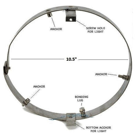 CMP 25549-500-000 light adapter repair ring, alternate view