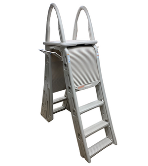 Confer Plastics Roll-Guard A-Frame Safety Ladder with Barrier System 48"-54" | 7200