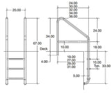 S.R. Smith Florida Rollout 3 Step Ladder w Crossbrace | 50-792S-36