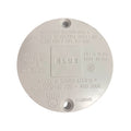 Blue Square Manufacturing 501008-WT white Eclipse drain center logo cap