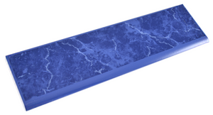 National Pool Tile Seven Seas 3x12 single bullnose pool tile in Mediterranean Blue