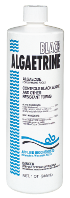 Applied Biochemists Black Algaetrine algaecide, 1 quart bottle