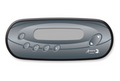 Gecko Alliance 0607-005012 Aeware IN.K450 seven button spa control panel with overlay