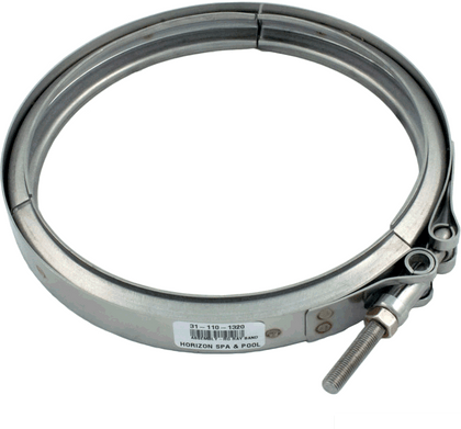 Pentair 152130 valve clamp, 8.35 in. diameter, for Tagelus TA100 and TA100D filters