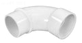 Dura Plastics 409-020SW 2-inch PVC sweep elbow, slip by spigot