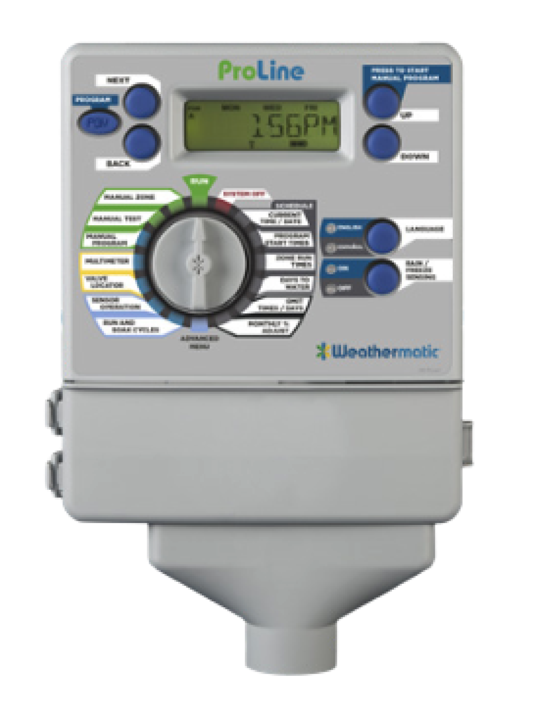 Weathermatic PL800 4 station indoor irrigation controller