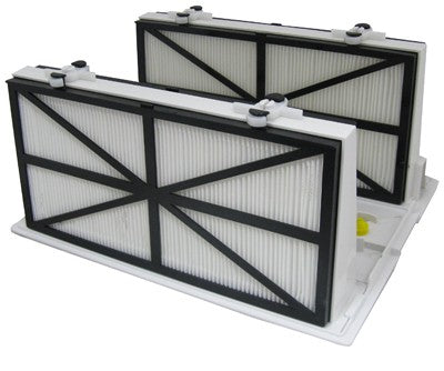 Maytronics 9991414-R1 Dolphin bottom lid assembly with four filter cartridges