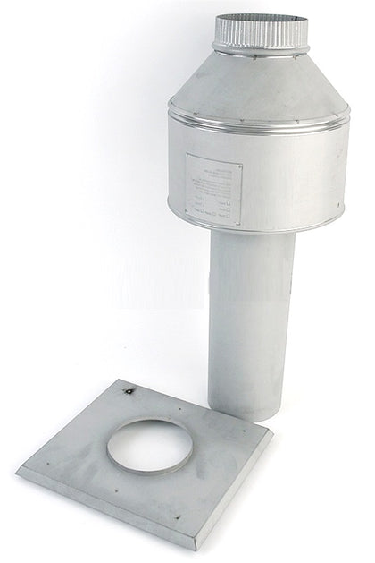 Raypak 009838 6 inch indoor stack top for Raypak 206 and 207 pool heaters