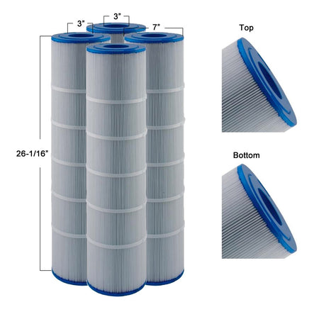 Unicel C-7471-4 four pack of replacement cartridges for the Pentair Clean & Clear Plus 420