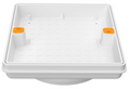AquaStar SFL10101 Fill-Lid fillable square skimmer and autofill cover, white
