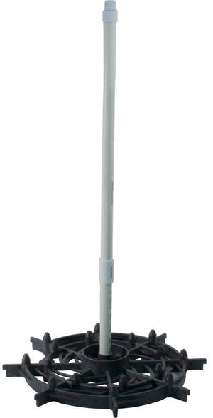 Waterway 550-4350 D.E. grid support assembly with 32 inch PVC shaft, 60 sq. ft.