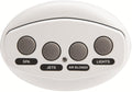 Pentair 521885 iS4 four-function spa-side remote, white, 100 ft. cable