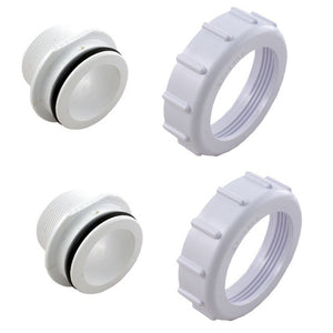 Pentair 271092Z 2 inch threaded bulkhead adapter kit, 2 pack