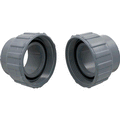 Raypak 006723F 2 in. PVC connector and nut set for pool heaters