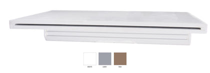 CMP Natural Wonders 12 inch white waterfall with 6 inch lip and back feed port