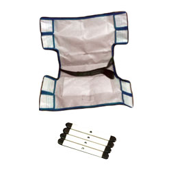 Aqua Creek F-036RSS 38 by 20 inch adult sling assembly with seat belt and rigid insert