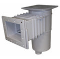 Hayward SP10841OM outside mount skimmer for vinyl and fiberglass pools, square lid, white