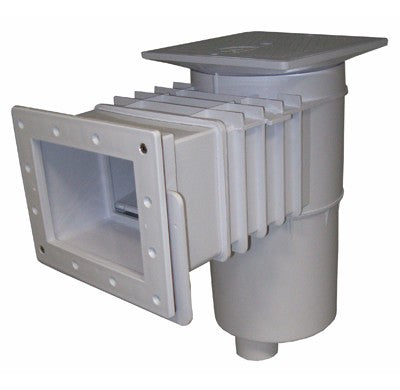 Hayward SP10841OM outside mount skimmer for vinyl and fiberglass pools, square lid, white