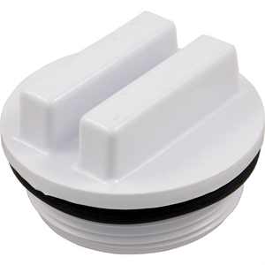 Hayward SP1022C 1-1/2 in. white threaded drain plug with o-ring