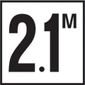 Inlays C622721 2.1M non-skid ceramic pool deck depth marker tile