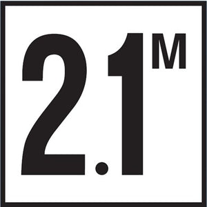 Inlays C622721 2.1M non-skid ceramic pool deck depth marker tile