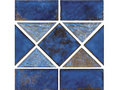 National Pool Tile Martinique Royal Blue border tile
