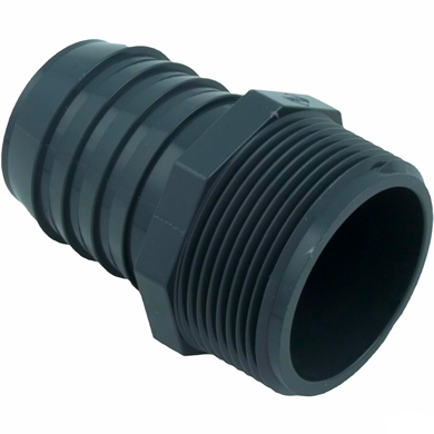 Lasco 1436-015 1-1/2 inch PVC male adapter, insert by male pipe thread