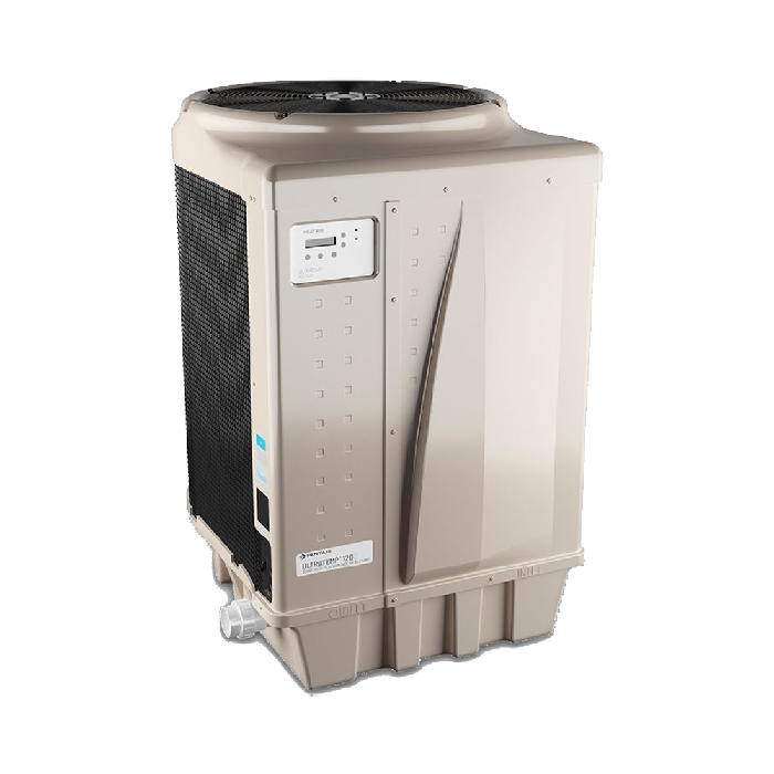 Pentair 460934 UltraTemp 140 heat pump, 143K BTU 230V, almond cabinet