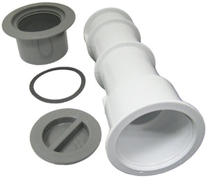 Waterway 540-6707 gray concrete volleyball and umbrella pole holder
