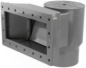 Waterway 560-C3C67L Flo-Pro II wide mouth above ground pool skimmer in gray