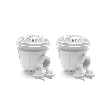 Hayward WG1154AVPAK2 deluxe dual suction outlet, 2 inch by 2 inch, for concrete pools