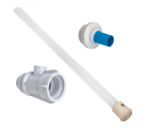 Hayward SP14311 JetAir 1-1/2 inch MIP x FIP fitting with 18 inch air supply tube