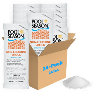 Pool Season non-chlorine shock, 1 lb bag, 24 pack case