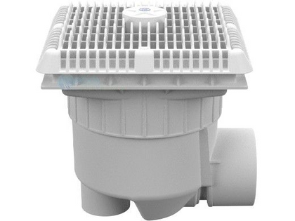 AquaStar WAV9WR101SSB white 9 in. square suction outlet cover