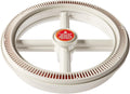 AquaStar FC101 20 inch Full Circle suction outlet cover with one-port sump, white