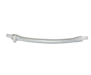 Rola-Chem 523250 eight inch Tygon pinch tube assembly with clamp for the RC301 peristaltic pump