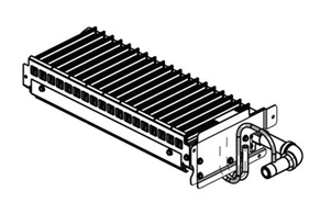 Raypak 014841F natural gas burner tray for the 106A pool and spa heater