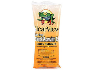 Clearview CVCF001 Chlor Free Shock and Swim 15 non-chlorine shock, 1 lb bag
