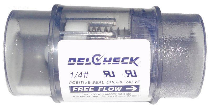 Del Ozone CO-0101 DELCHECK check valve, 1.5 inch socket by 2 inch spigot