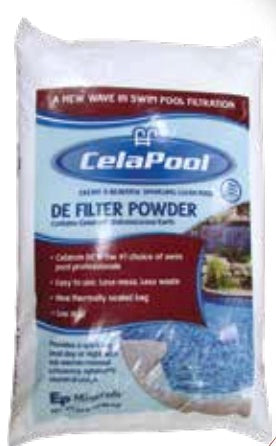CelaPool low dust DE pool filter media bag