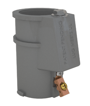 Perma-Cast PS-4019-P 4 inch deep bronze plastic Perma Socket anchor