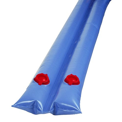 PoolTux 1 ft by 8 ft dual chamber 20 gauge water tube for pool winter covers