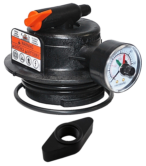 Hayward DEX2420MAR2 manual air relief assembly for SwimClear and Pro-Grid filters