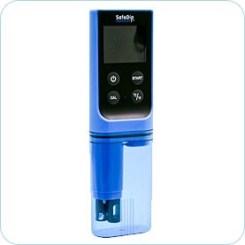 Solaxx SafeDip digital water tester for pools, hot tubs and spas