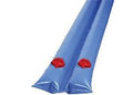 PoolTux 8 ft double chamber pool cover water tube in blue 16 gauge vinyl